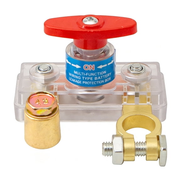 Baguer 12V 24V Battery Disconnect Switch for Car Truck Rv Boat, Negative Terminal Power Isolator Cut Off Knob