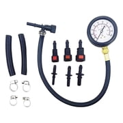Baguer 13X Fuel Pressure Test Kit Fuel Pressure Gauge 0 100Psi Fuel Injection Pump Pressure Tester Gauge Kit for Car Motorcycle Truck