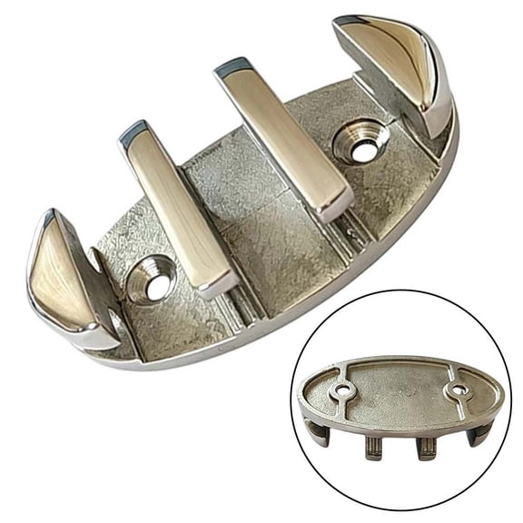 Baguer 1Pc 11950-6 Marine Zigzag Cleat 316 Stainless Steel Zigzag Cleats Canoe Kayak