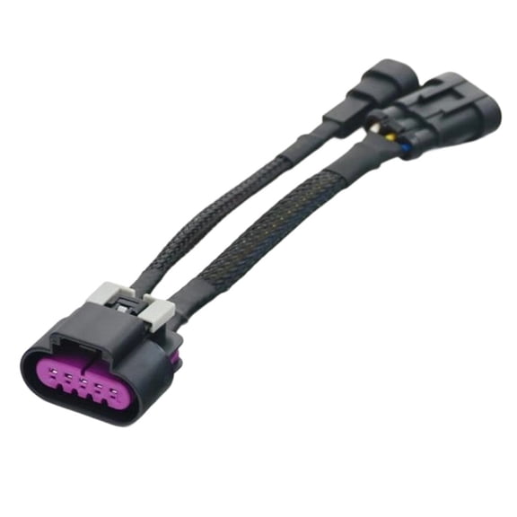 Baguer 1Pcs 5-Wire Air Flow Maf Sensor to 3 Wire Ls1 Harness Adapter for Camaro Ls3 Ls9 Car Electronic Components Accessories