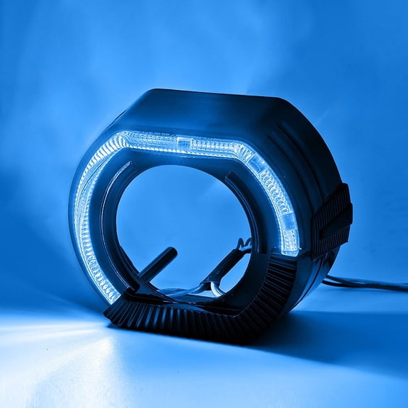 Baguer 2.5 Inch Led Car Light Guide Headlight Bi Xenon Lens Integrated Decorative Cover Fits Most Vehicles