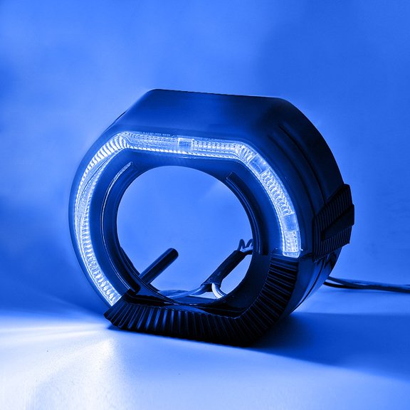 Baguer 2.5 Inch Led Car Light Guide Headlight Bi Xenon Lens Integrated Decorative Cover Fits Most Vehicles
