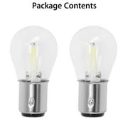 Baguer 2Pcs 12V Led Bulb Reverse Signal Turn Light 1157 Bay15D Brake Lamp White Super Bright Durable Lighting Bulbs Car Accessories