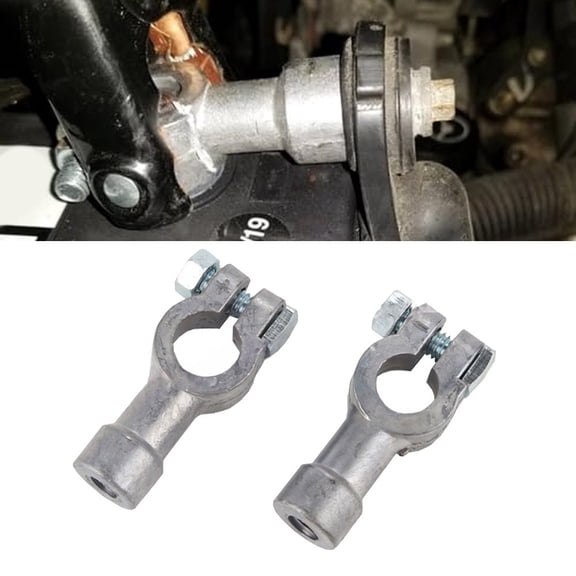 Baguer 2Pcs Battery Connection Adapter Set for top Post Batteries Switching to Side Terminal Layout In Vehicles and Marine Equipment