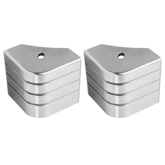 Baguer 2Pcs Boat Corner Capss Compatible With Pontoon Deck Protection Corner Bumpe