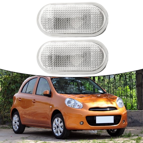 Baguer 2Pcs Turn Signal Lamp 26160-Ax00A Led Side Repeater Turn Signal for Nissan March Micra 2002-10 Atn Car Lights