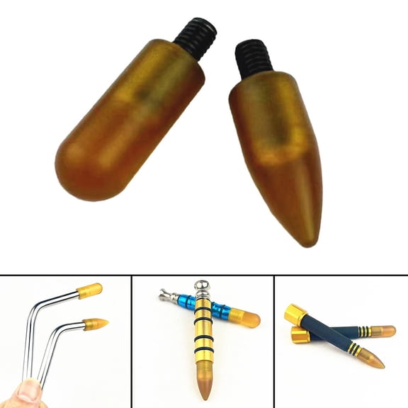 Baguer 2X Car Body-Dent Removal Repair tools High-Performance Car Body Scratch Removal Pen Heads Tap Down Pen Rubber Tap Head