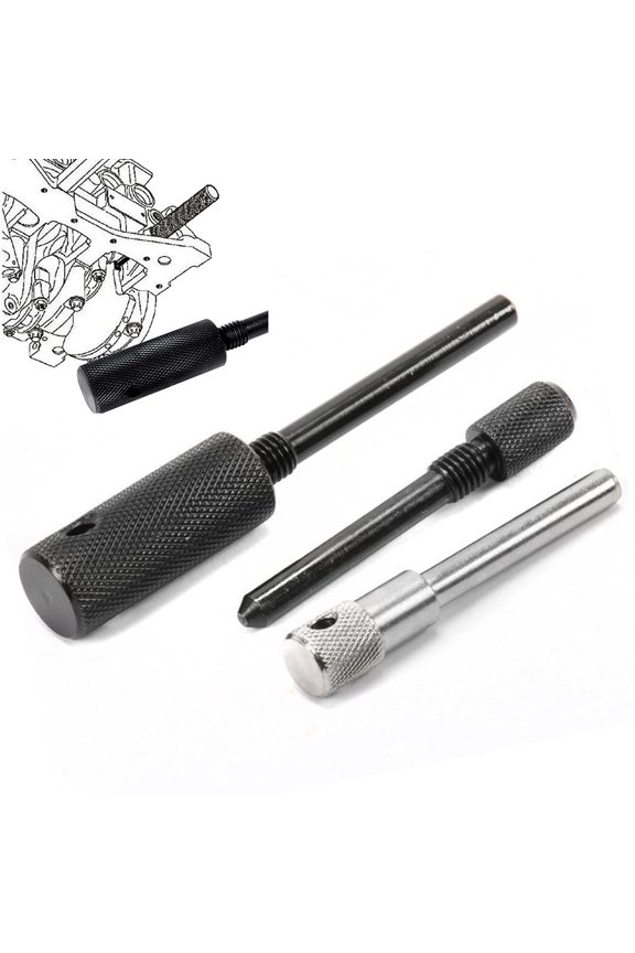 3Pcs Engine Timing tool Set for Dacia 1 5 1 9 Dci Essential tool for Clio for Kangoo for Laguna for Megane Engine Maintenance