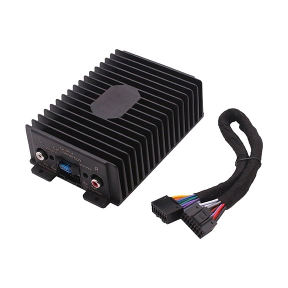 Baguer 4-Channel Car Audio DSP Booster 4x80W Digital Sound Processor for Android Head Units Aluminum Alloy