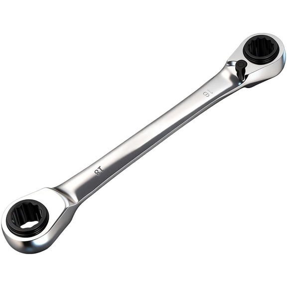 Baguer 4 In 1 Ratchet Wrench Set Built From 40Cr Chrome Vanadium Steel With 72 tooth Ratchet and Retractable Blade Functionality