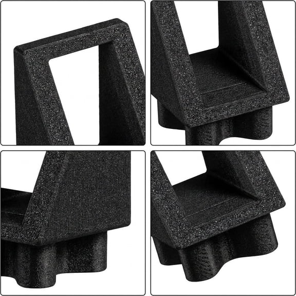 Baguer 4 Pack Black Cargo Blocker for Truck Bed Management System, Secure Fit Gap Filler to Prevent Sliding, Durable Plastic Barrier Insert
