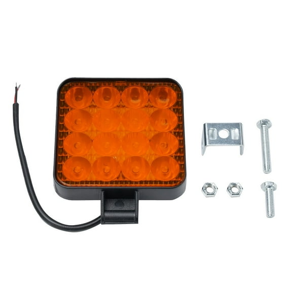 Baguer 48W Led Light 16Led Work Light Pod Lighting Truck off Road Tractor 12V Work Light Pod Lighting Truck off Road Tractor Spotlight