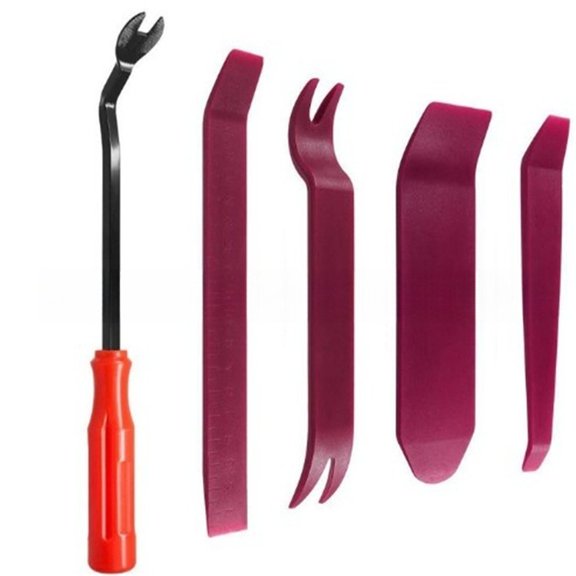 Baguer 5Pcs Car Door Panel Removal and Trimming Peeler tool,Simple Operation, One Step Use, Save Your Time
