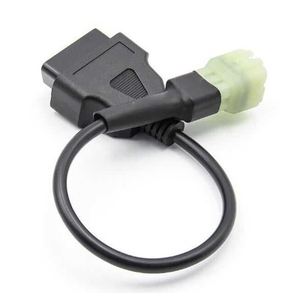 Baguer 6 Pin to 16 Pin Obd2 Cable for Motorcycle Code Reader and Monitor tools