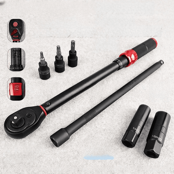 Baguer 7 Piece Ratcheting torque Wrench Set With Ignition Component Sockets ,Simple Operation, One Step Use, Save Your Time
