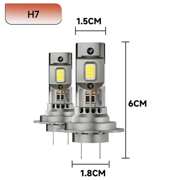Baguer Advanced Decoding Technology Car Led Headlight Set of 2 With High Lumens