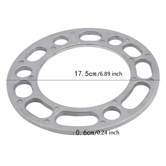 Baguer Aluminum Alloy Car Wheel Tire Spacer Shim Plate 3Mm 5Mm 6Mm 8Mm 10Mm for 4X100 4X114.3 5X100 5X108 5X114.3 5X120