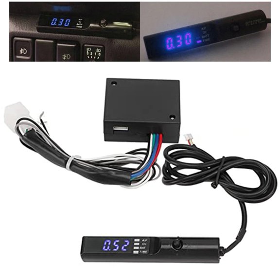 Baguer Auto Turbo Timer 12V with LED Digital Display, Flameout Delay Engine Start Controller for Turbo Cooling