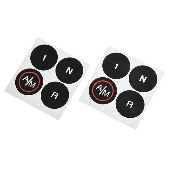 Baguer Automotive Decor Mta Gearbox Decals Control Cell Decals High Grade Vinyl Button Stickers Worn Button Repair High Visibility