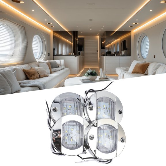 Baguer Boat Lamp 12V Boat Light As Shown In The Figure Led Boat Light Long Lasting Performance Versatile Applications
