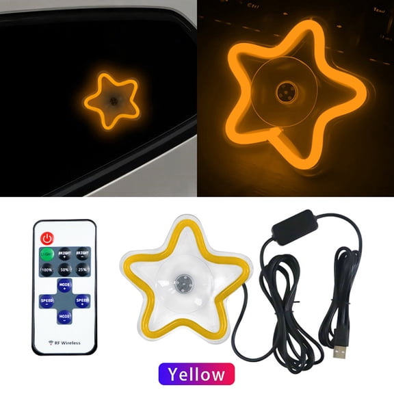 Baguer Car Led Window Light Ambient Light Flashing Glowing Lighting Lamp Led