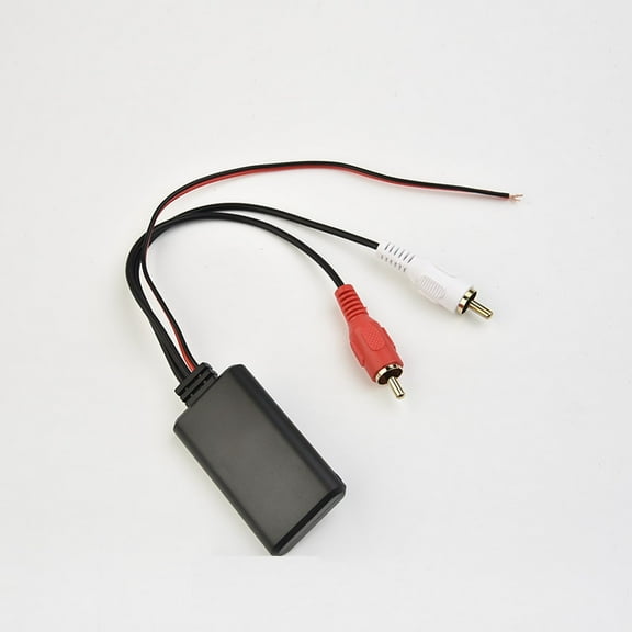 Baguer Car Receiver Module Aux In Adapter for Vehicles With 2Rca Interface Allowed to Be Plugged Into The On The Back of The Host,