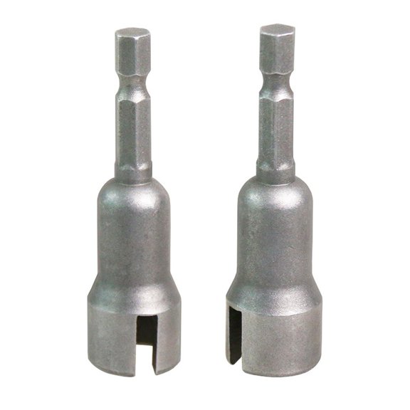 Baguer Car Repair Slotted Butterfly Nut Socket Wrench 1/4 Hex Drive Alloy forged,Simple Operation, One Step Use, Save Your Time