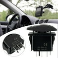thumbnail image 1 of Baguer Car Rocker Switch Momentary Rocker Switch toggle On/off 12V/20A 7Pin Dpdt Red Led Light toggle Rocker Reverse Rear Light Switch, 1 of 7