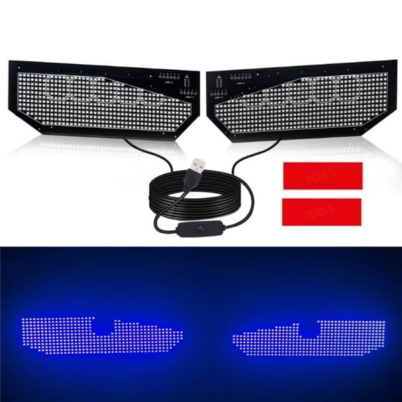 Baguer Car Show Night Driving Devil Eye Led High Brightness Led for Night Driving No Vehicle Modification Usb Power Supply