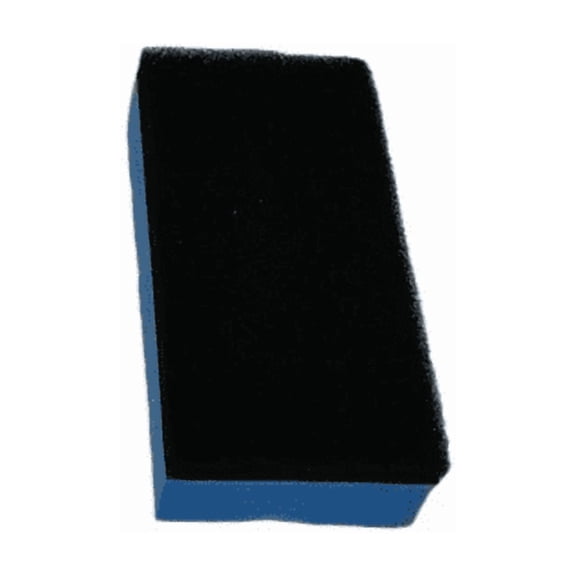 Baguer Car Waxing Sponge With Wool Felt and Eva, Polishing Pad for Auto Detailing, Coating Application and Glass Cleaning, Blue