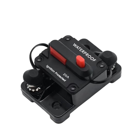 Baguer Dc 20A Manual Reset Circuit Breaker 12-32V for Marine Electrical Protection