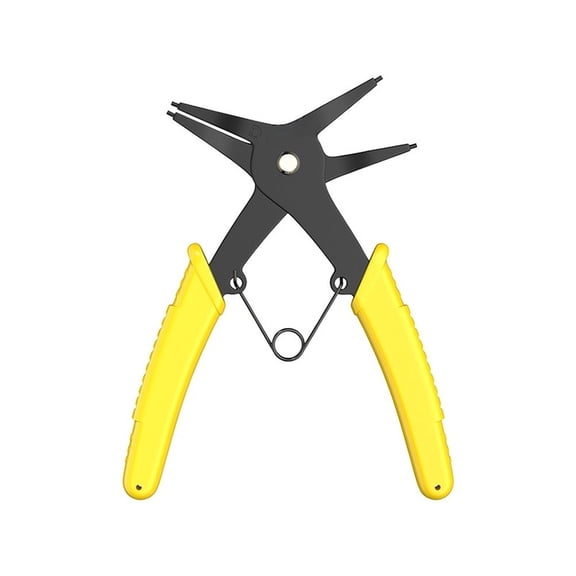 Baguer Dual Function Snap Ring Pliers Heavy Duty Internal External Circlip tool,Simple Operation, One Step Use, Save Your Time