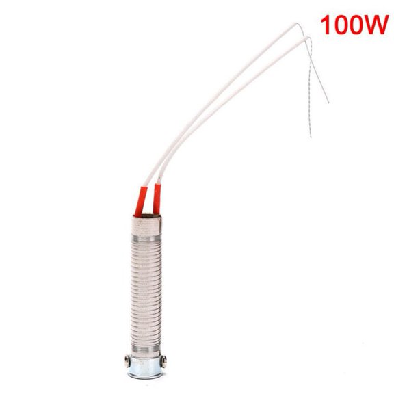 Baguer Electric Soldering Iron Heating Element Core 30W 40W 60W 80W 100W 150W 220V Quick Heat Replacement Part for DIY Electronics Welding Silver