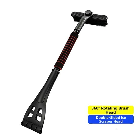 Baguer Extendable Car Snow Removal tool With Rotatable Head Telescopic Pole 3 In 1