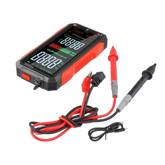 Baguer FS899L Smart Digital Multimeter 6000 Counts USB Rechargeable with NCV Live Wire Detection and Backlight
