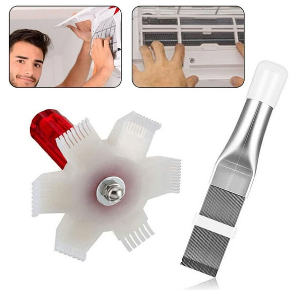 Baguer Fin Comb Cleaner Brush Easy to Use tool for Air Conditioner Maintenance,Simple Operation, One Step Use, Save Your Time