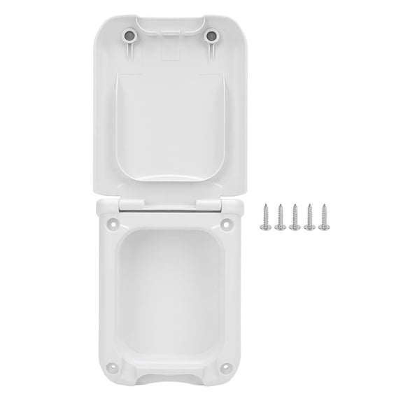 Baguer Flush Mount Outlet Rv Power Outlet Box for Rv Modification Power Symbol Identification Requires Drilling and Wiring