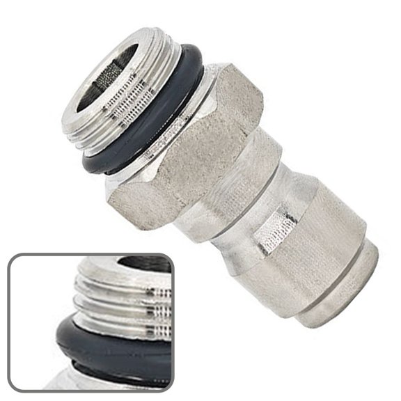 Baguer High Pressure Washer 3/8 Quick Connector Diameter External Thread Adapter