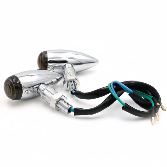 Baguer Indicator Lights Led Turn Signals Stylish Compact Shape Chrome Aluminum Housing