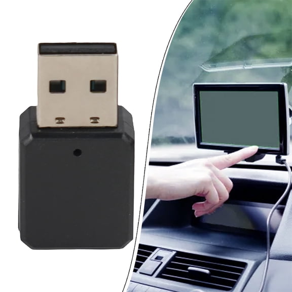 Baguer Kn318 Bt 5.1 Audio Receiver With Dual Output 3.5Mm Aux Usb Wireless Adapter for Car Stereo & Speaker Hands Free Calling