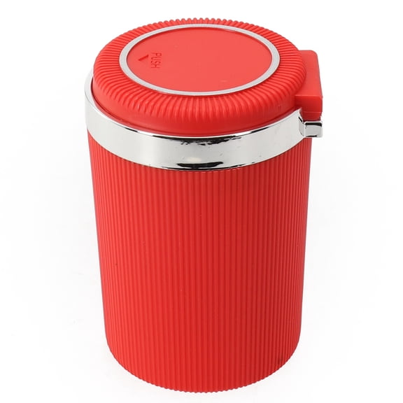 Baguer Multifunctional Portable Car Ash Tray Cup Holder with Lid and LED Light