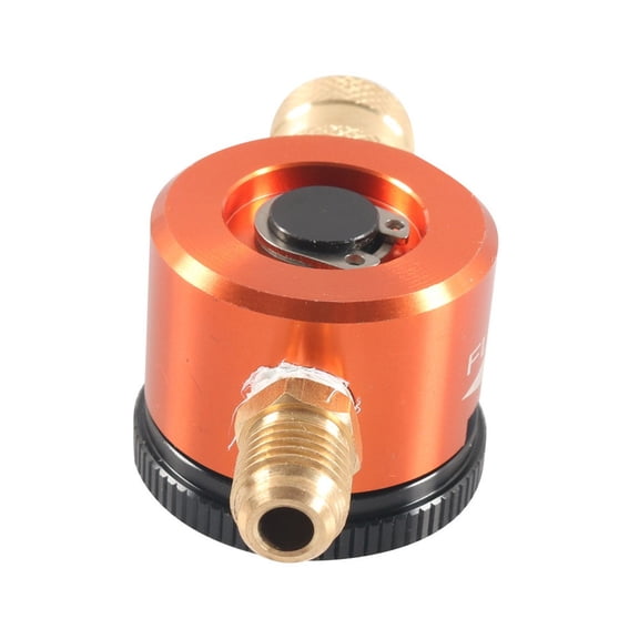 Baguer Nitrogen Purge Tool with Flow Regulator, Quick Change Dial for HVAC Brazing, 25-35 SCFH at 50 PSI, Brass