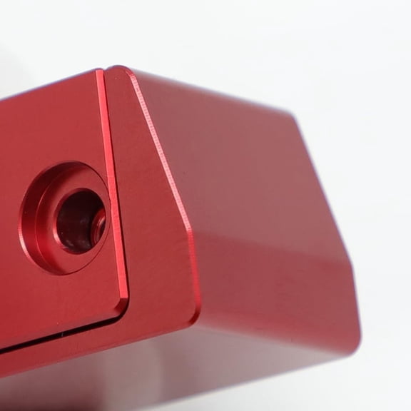 Baguer OBD II Port Lock for Vehicle Security, Aluminum Alloy Anti-Theft Cover with Keys, Red