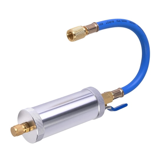 Baguer Oil and Dye Injector tool,for R134A Compressor Oil Injector Kit&Quick Coupler