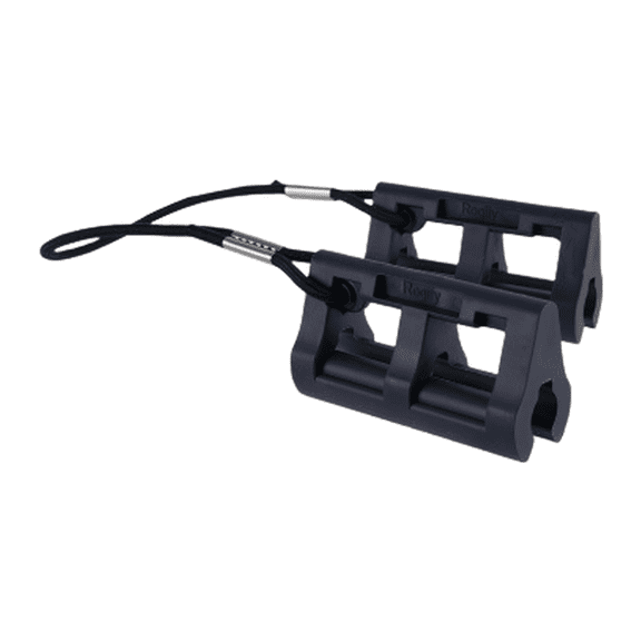 Baguer Outboard Motor Steering Lock Hydraulic 4 Inch Gap With Dual Clasp and Connecting Rope for Secure Transport and for Trailering