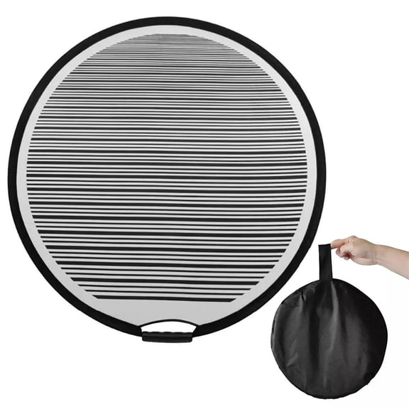 Baguer Paintless Dents Repair Reflector Folding Dent Reflector Board Circular Dent Board Foldable Reflector Board for Sheet Car Dents