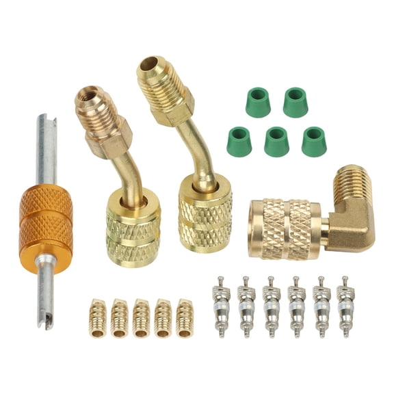 Baguer R410A Adapter Kit 5/16 Sae Internal Thread to 1/4 Sae External Thread Hvac