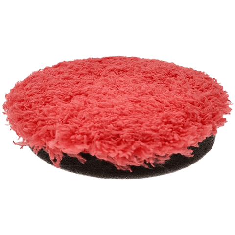 Baguer Red Microfiber Foam Waxing Polishing Pad 3 5 7 Inch for Car Paint Detailing With