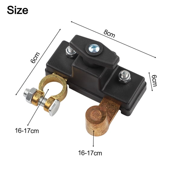 Baguer Rugged Brass Battery Disconnect Switch for Reliable Vehicle Performance