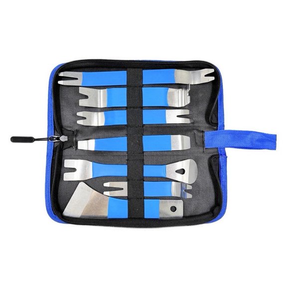 Baguer Stainless Steel Trim Removal tool Kit for Car for Interior Dashboard Radio Panel